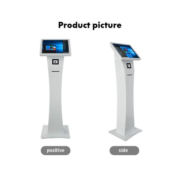 15.6 Inch AIO Touch Screen Kiosk With QR Code Scanner And Thermal Printer
