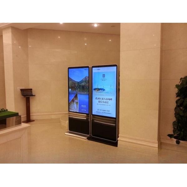 Lobby floor standing 46inch LCD loop AD video totem display player