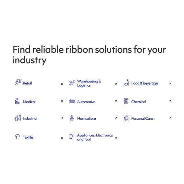 Versatile 40*100m TTO Ribbons for Multiple Printer Brands Coding Speed 30-600/minute