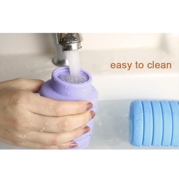 OEM ODM Silicone Water Bottle Soft Foldable 500Ml For Running