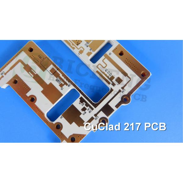 10mil CuClad 217 PCB 2-layer 0.3mm Immersion Silver