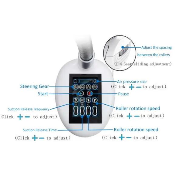 2 In 1 Slimming Machine Laser Vacuum Roller Cellulite Reduction Device