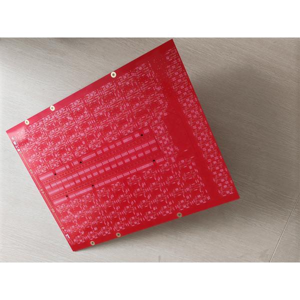 6L FR4 Electronic Circuit Board Assembly Red Solder Mask White Silkscreen
