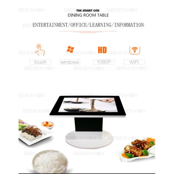 20-Points Touch IPS 43inch Touch Table for Coffee Shop Smart Android Touch Screen Table Commercial LCD Dinning Table