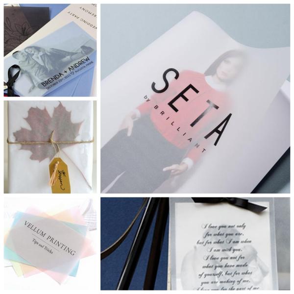White Pattern Translucent Paper 75gsm A1 Size Wrapping Paper