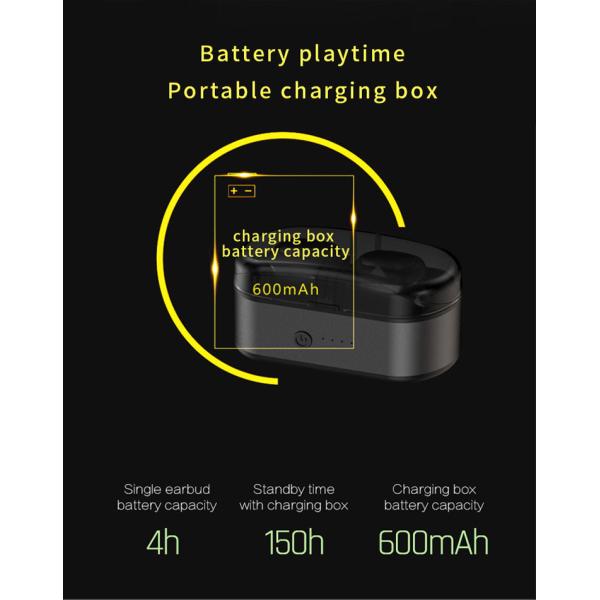 Wireless Bluetooth earphones XG-60S with wireless charging box