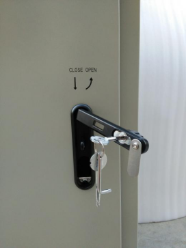 IP55 Base Station Cabinet , Outdoor Data Cabinet With Rectifier System PDU