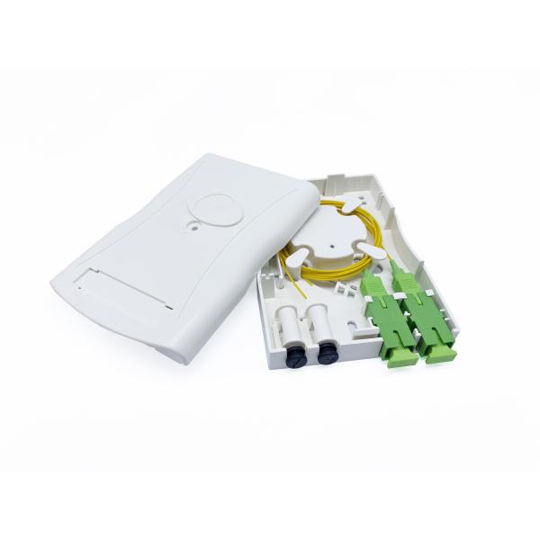 2 Core FTTH NAP FTB IP30 Fiber Optic Termination Box