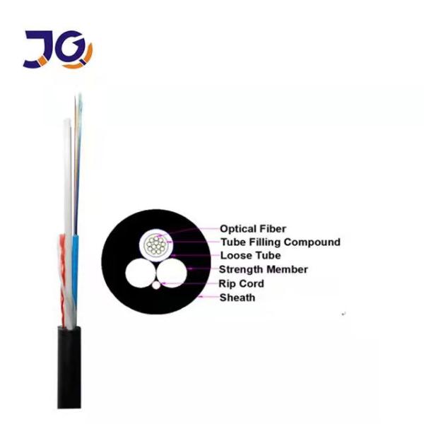 OM2 GYXTW Multimode 12 8 4 Core Outdoor Armored Fiber Optic Cable