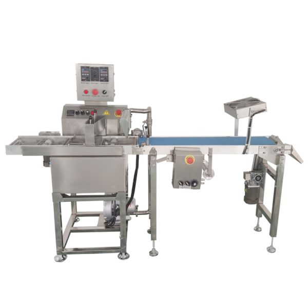 8KG Small Chocolate Enrober with 1M Conveyor Belt and Cooling Fan