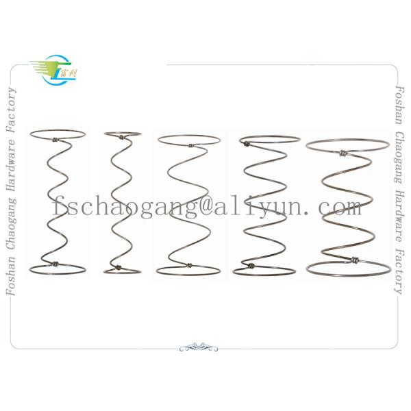 Steel Wire Mattress Spring Coil Hardware , Bonnell Upholstery Spring Units