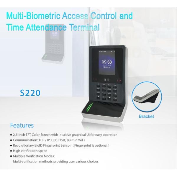 Biometric Scanner Facial Recognition Access Control System Multi Verification