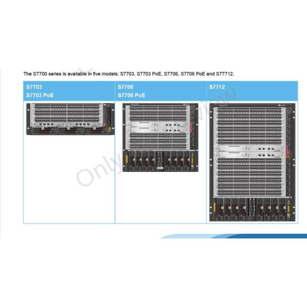 48 Port S77 06/S7 706 PoE Layer 3 End Core Aggregation Switch for Network Performance