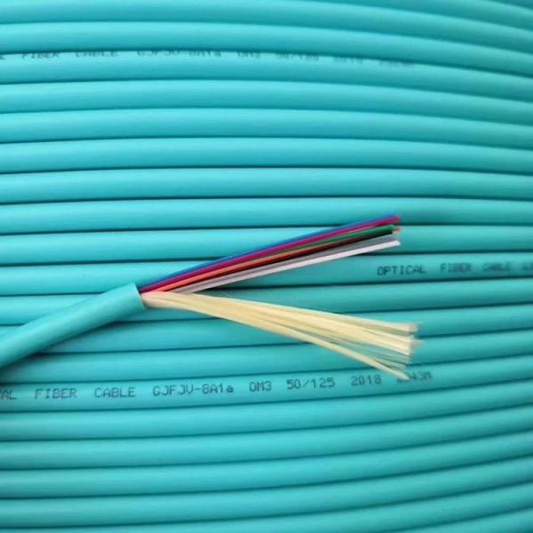 GJFJV Multi Mode 6 12 24 Core High Performance Tight Buffered Indoor Optical Cable