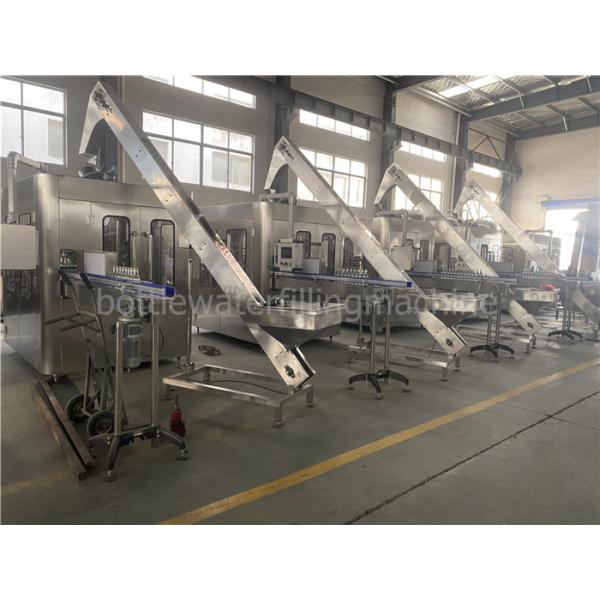 6000bph Wine Glass Bottle Filling Machine Capping Function For 80mm Diameter