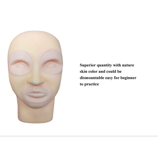5D Reusable Mannequin Head Permanent Makeup Tattoo Practice Skin