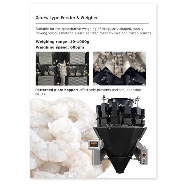 High-speed Seafood Premade Pouch Packaging Machinery Automatic Frozen Shrimp Pouch Packing Machine