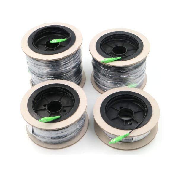 Pre Terminated SC/APC G657A1 LSZH FTTH Fiber Optic Drop Cable