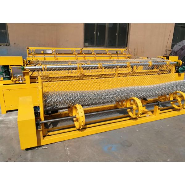 Single Wire Automatic Chain Link Fence Machine For Wire diameter 1.6--4.0mm