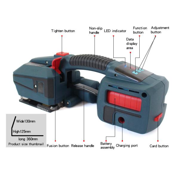 Paper Packaging Material Handheld Electric Strapping Machine for Easy Operation