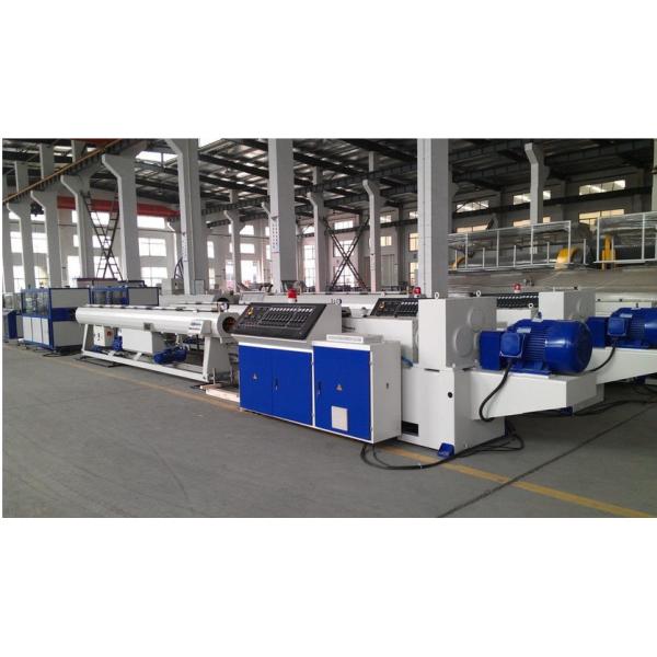 PVC Plastic Extrusion Machine , Pvc Pipe Production Line For Pipe