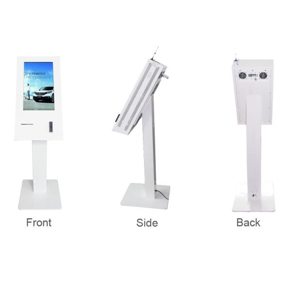 22 Inch Windows Interactive Touch Screen Kiosk Self Service With Printer And Card Reader