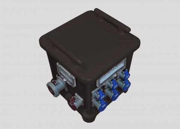 Buy Pagoda Electrical Distribution Box With Customized Industrial Inlet Receptacle at wholesale prices