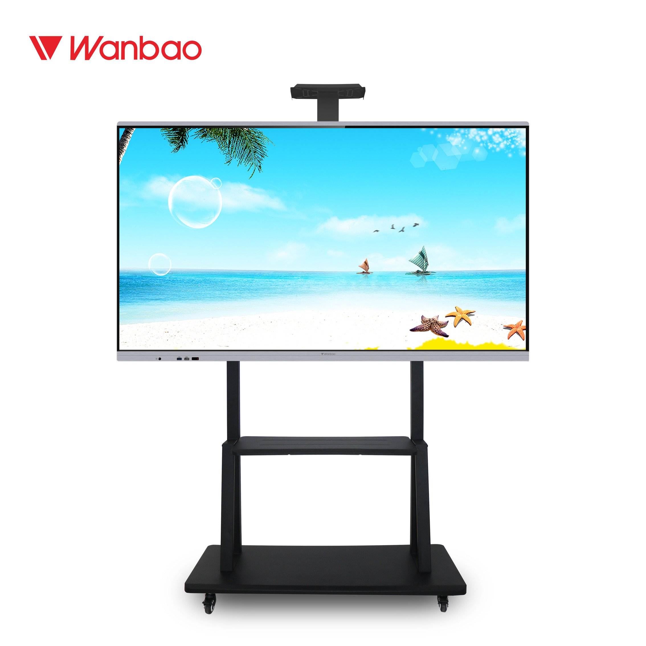 Electronic Interactive Display Panel Educational Interactive Whiteboard With OPS