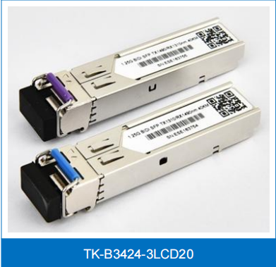 TK-1324-3LCD2 1.25Gbps SFP Optical Transceiver, 2KM Reach