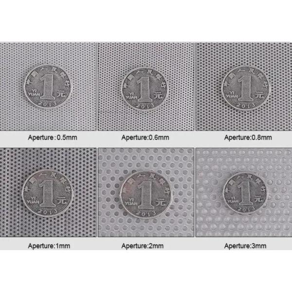 Cut Edge Wear Resistance Perforated Screen Mesh Customized Ornamental