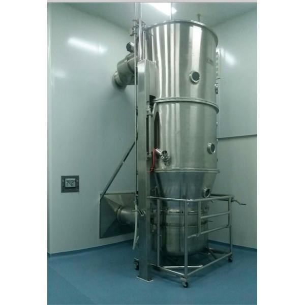 Fluid Bed Dryer 160-240Kg/Batch 0.4-0.6Mpa PLC Control Touch Screen FL-200