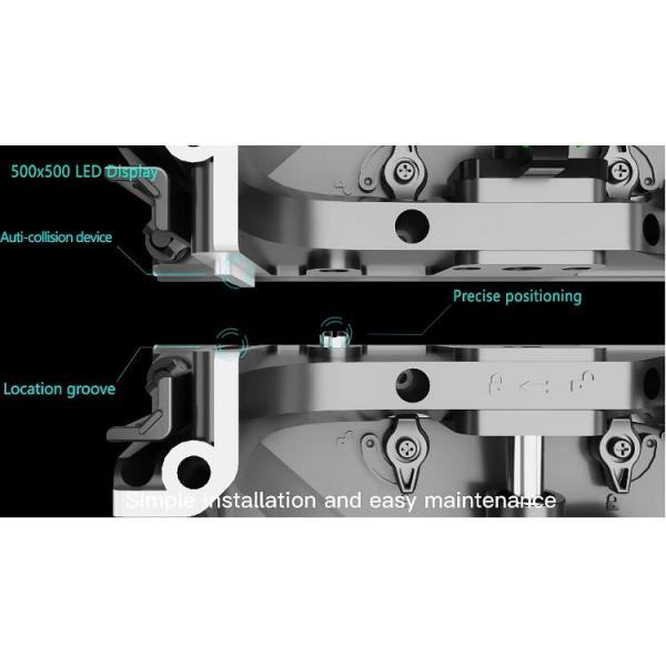 Indoor Rental LED Display Panel with Removable Power Box 3840Hz Refresh Rate
