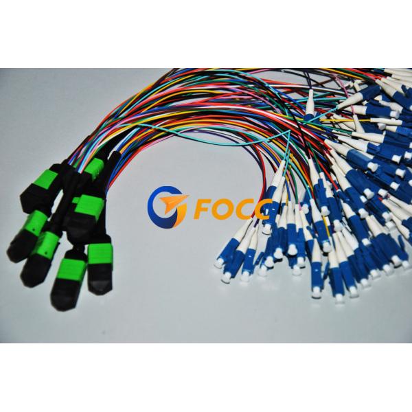Multimode LC Direct Harness MTP/MPO Fiber Breakout Cable OM3 0.9mm