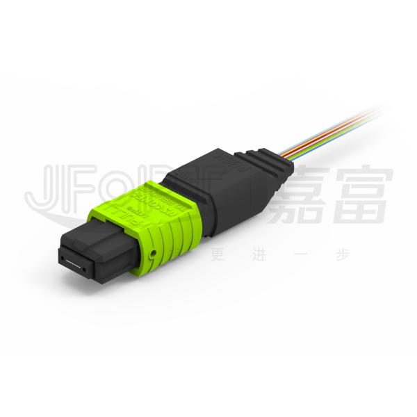 12 Core MPO Trunk Cable Multimode 50/125 3.0mm LSZH Aqua B Polarity Patch Cord