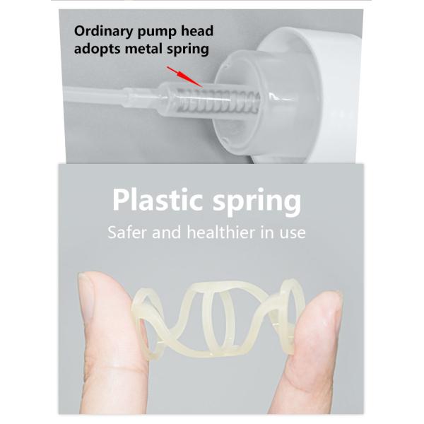 Neck Plastic Foam Pump Bottle 43mm Without Metal Spring