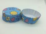 Cute Marine Greaseproof Baking Cups , Disposable Blue Cupcake Wrappers Organism