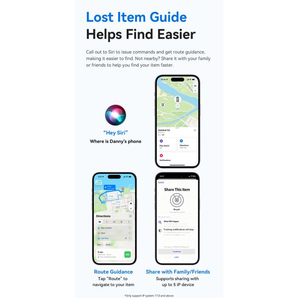 ESSAGER Apple Smart Air Tag Location Gps Tracker