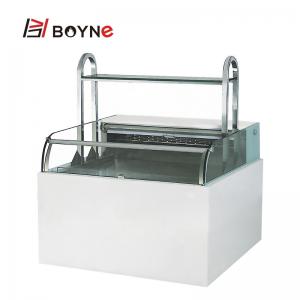 Quality Double Sided Open Cake Display Case One Floor Display Freezer for sale