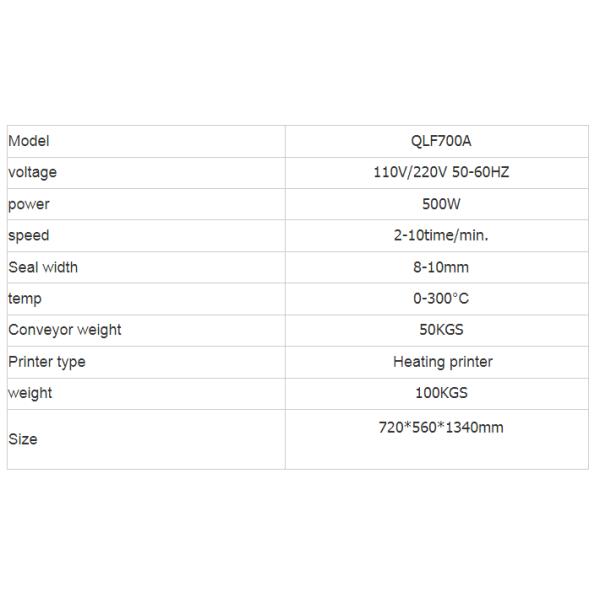 50KG Max Load Capacity Pneumatic Vertical Sealer for Retail Packaging and Preservation