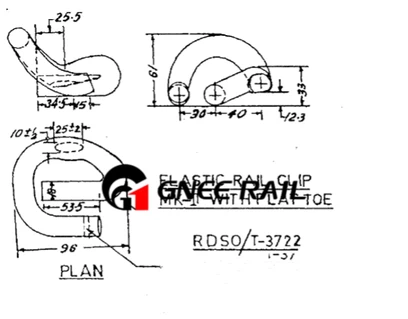 Versatile E3 Rail Fasteners For Various Railway Applications
