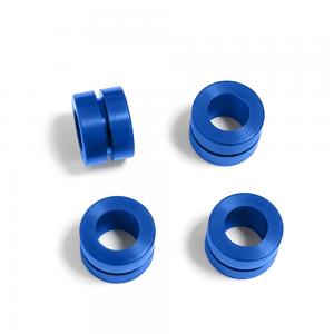 China Blue SBR Round Rubber Grommets High Temp Silicone Washers NSF61 on sale