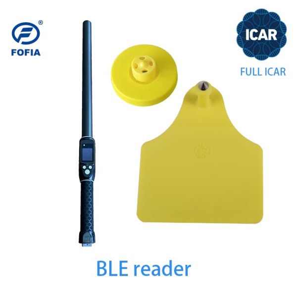 FULL ICAR Tracking Ear Tag RFID Communication Interface High Electronic Tag for Efficient Livestock Management