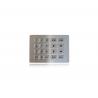 waterproof metal keypad with rugged ATM kiosk numeric  keypad for sale
