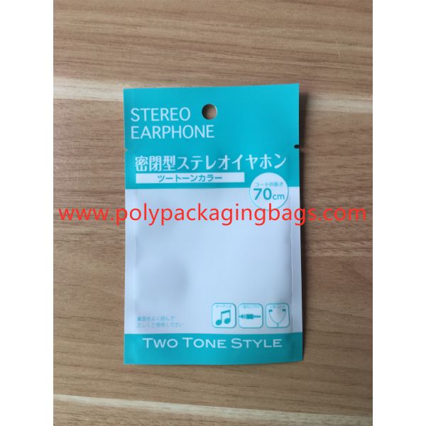 Non - Toxic Sealable USB Cable Packaging Bag For Underwear No Leakage