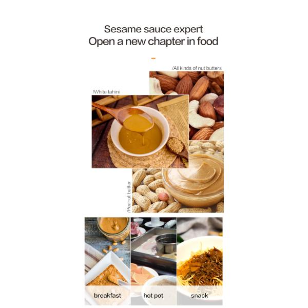 Small Sesame Seed Nut Groundnut Paste Maker Home Mini Peanut Butter Making Machine for Commercial Catering Processing