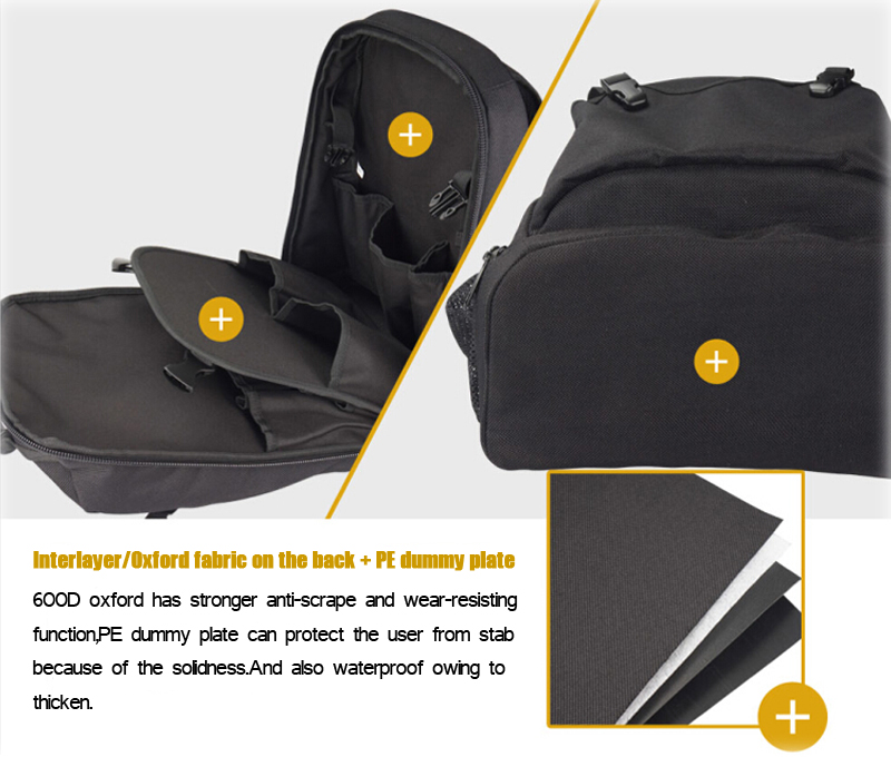 Professional Custom Logo Large Capacity 1680D Tool Bag Tools Backpack Bag