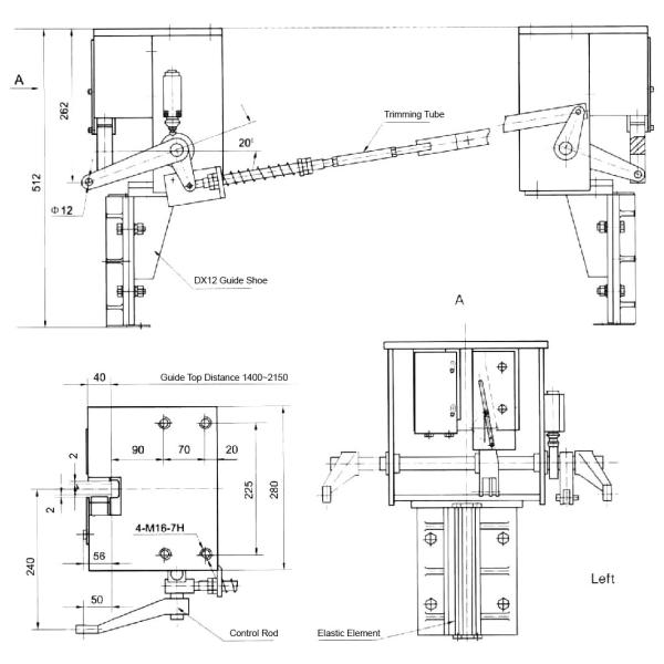 SN-SG-AQZIV Freight Elevator Safety Components Width Guide Rails 16mm