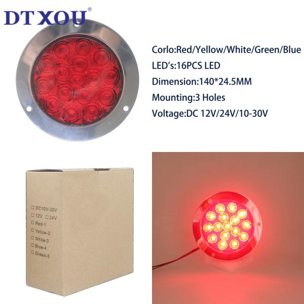12V LED Trailer Tail Lights Stop Rear Indicator Reverse lamp