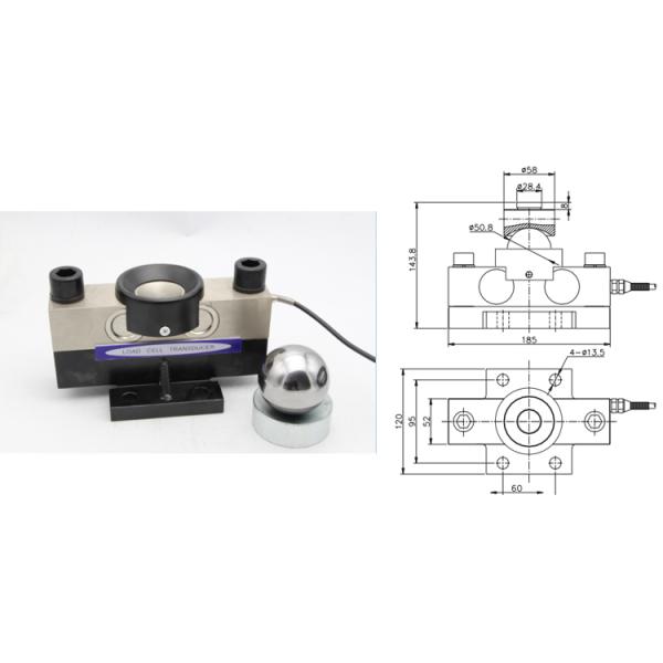 Double Ended Load Cell Weight Sensor , Alloy Steel Electronic Load Cell