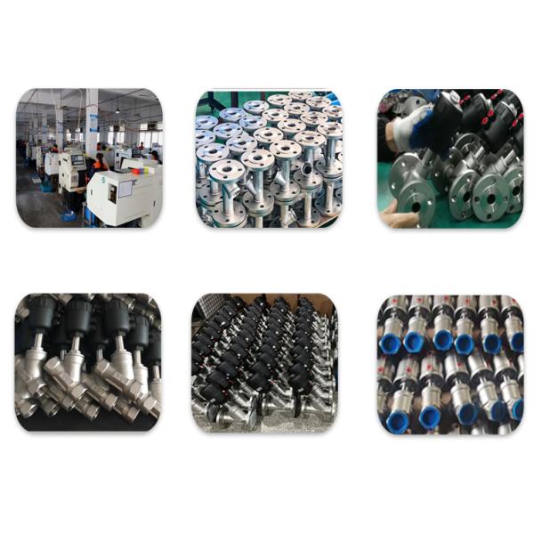 Pneumatic angle seat valve production Pneumatic angle seat valve production